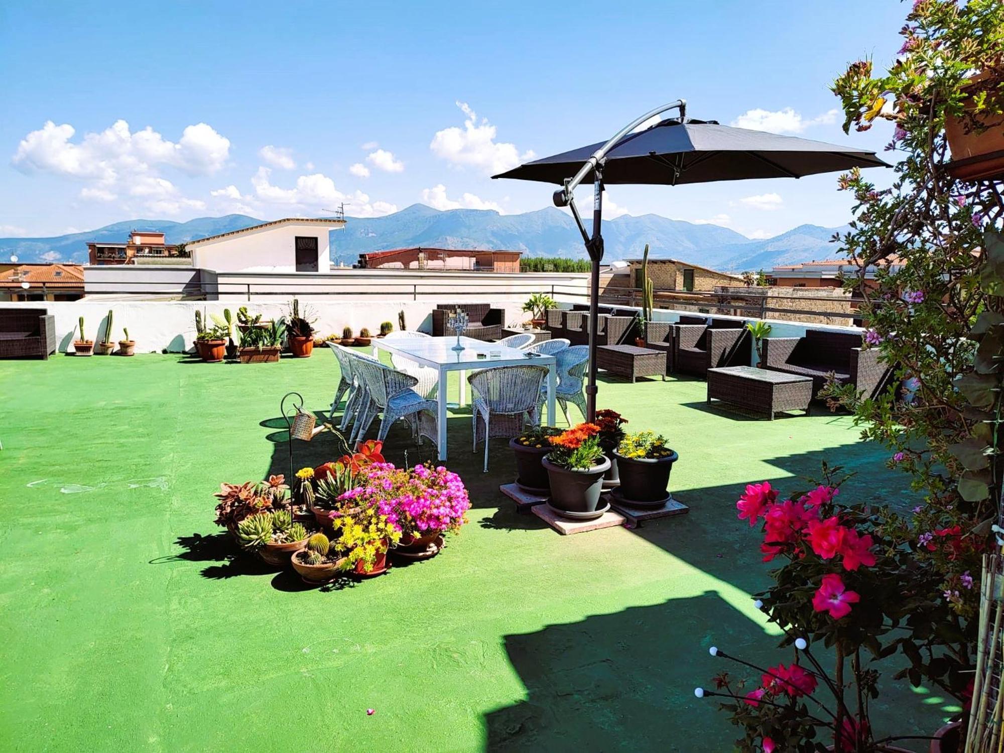 Palazzo Di Donna Panoramic Terraces And Private Parking Strategic To Amalfi Coast, Pompei, Napoli Villa Sant'Egidio del Monte Albino Eksteriør billede