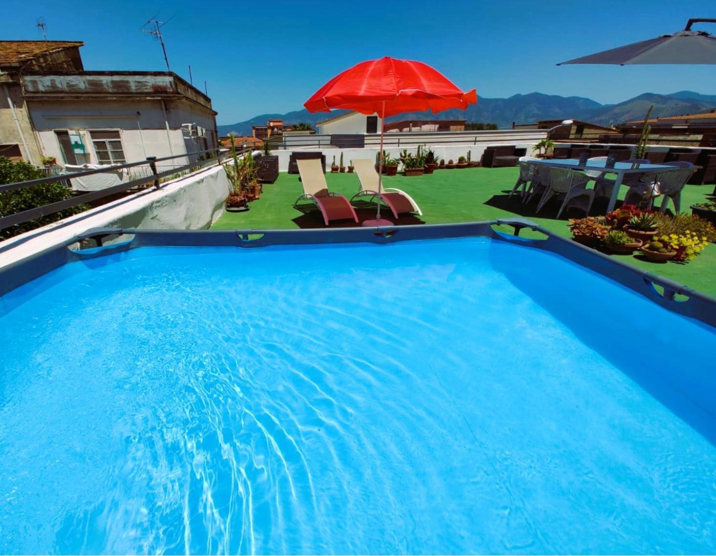 Palazzo Di Donna Panoramic Terraces And Private Parking Strategic To Amalfi Coast, Pompei, Napoli Villa Sant'Egidio del Monte Albino Eksteriør billede